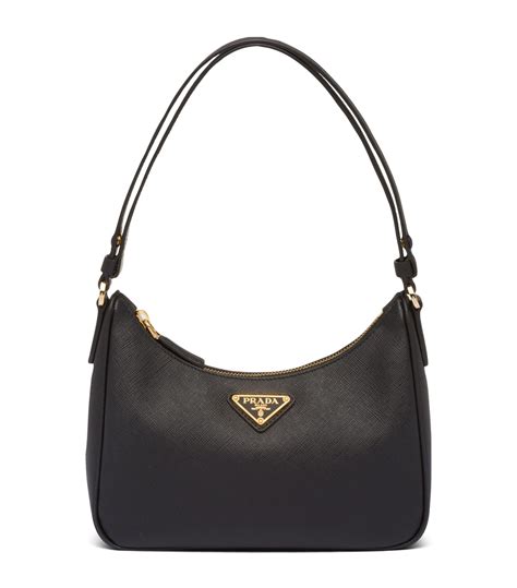 prada black saffiano handbag silver|prada saffiano handbag papaya.